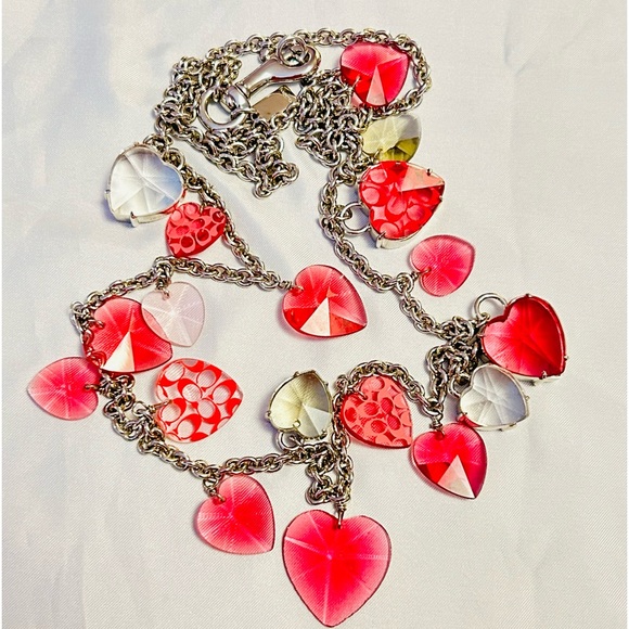 💰SOLD💰NWOT Coach Heart Charm Necklace - Picture 11 of 16